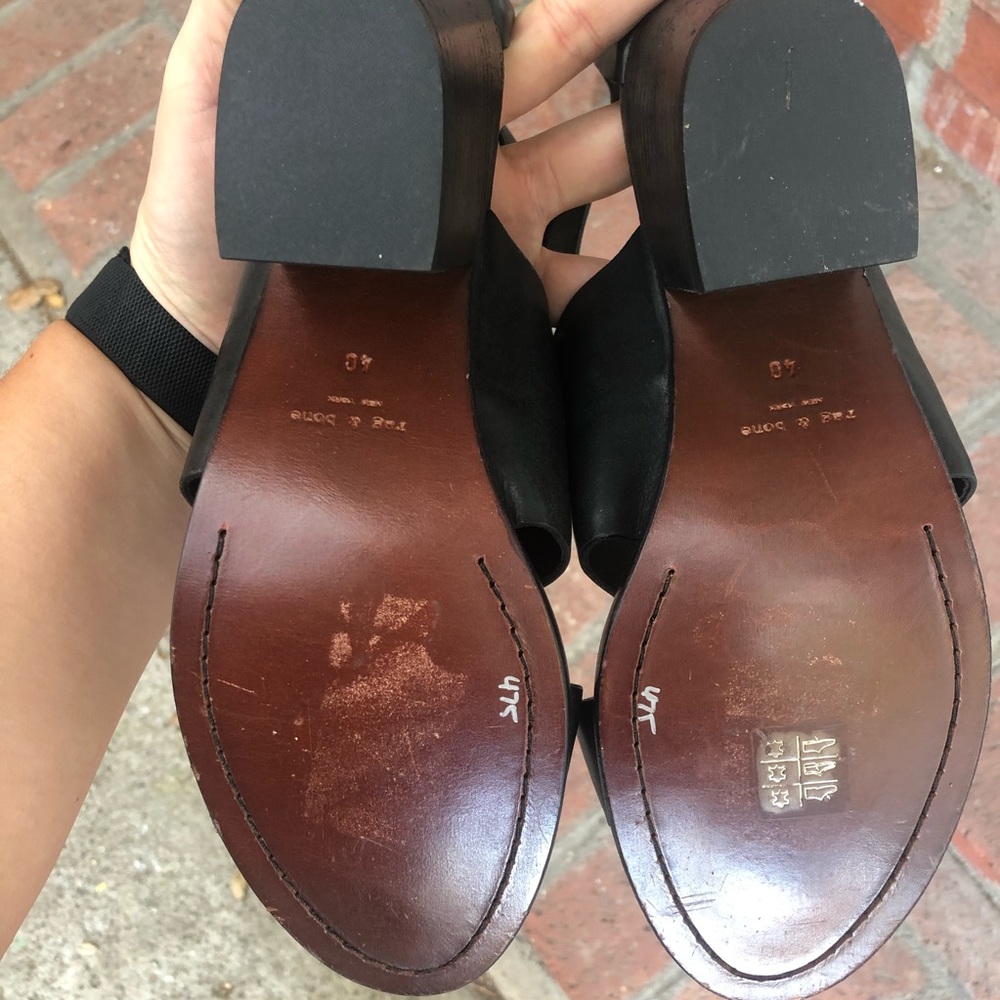 Rag & Bone Charlie Block Heel Leather Sandals - image 8